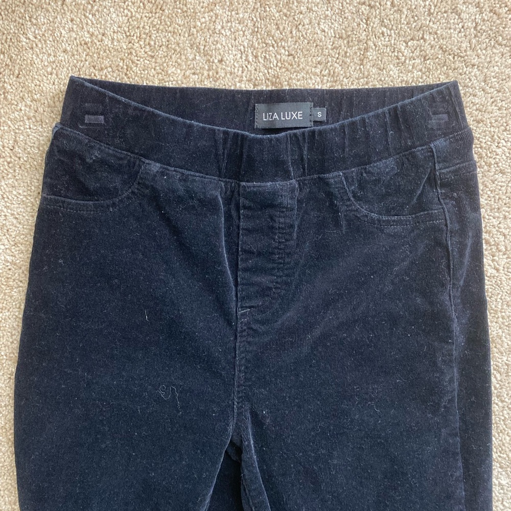 Liza Luxe Pull On Corduroy Pants